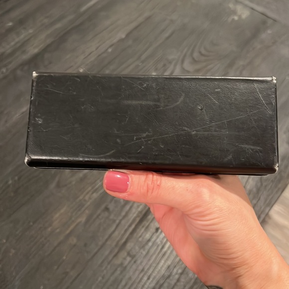 Prada | Black Rectangular Flip Top Clamshell Glasses Case - Picture 4 of 5